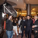 Ο νέος Πρέσβης της Κίνας και ο Πρόεδρός μας υποδέχονται το άλογο