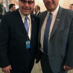 AHI President Nick Larigakis with White House Deputy Assistant to the President and Director of Advance George Gigicos.
